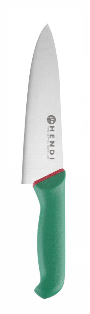 Nóż szefa kuchni HENDI zielony (L)360mm