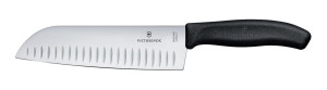 Nóż Santoku ze szlifem kulowym Victorinox czarny (L)298mm