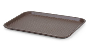 Taca z polipropylenu Fast Food średnia HENDI brązowy 305x415x(H)20mm