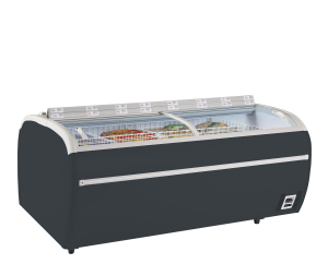Antracytowa chłodziarka/zamrażarka supermarketowa TWIN 220A-CF | TEFCOLD