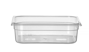 Pojemnik GN 1/2 z polipropylenu HENDI Profi Line GN 1/2 6,5L transparentny 325x265x(H)100mm