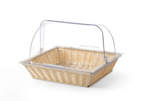 Koszyk do pieczywa z pokrywą Rolltop HENDI koszyk z pokrywą GN 2/3 365x335x(H)245mm