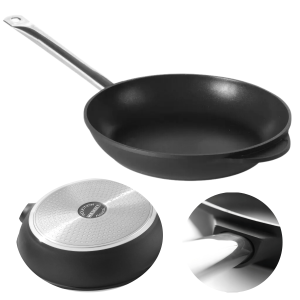 Patelnia indukcyjna Titanium Professional z odlewu aluminium HENDI 290x(H)55mm