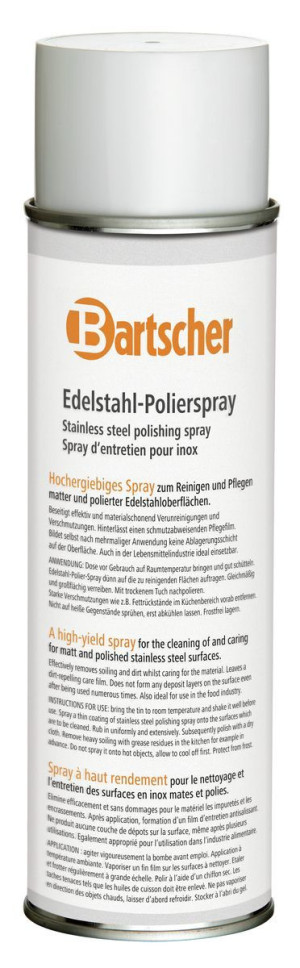 Spray do polerowania StCrNi Pu 500ml Bartscher