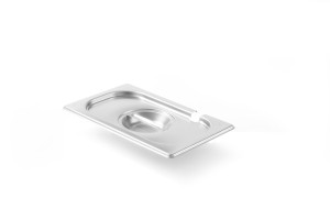 Pokrywka do pojemników GN z wycięciem na chochlę HENDI Kitchen Line GN 1/4 265x162mm