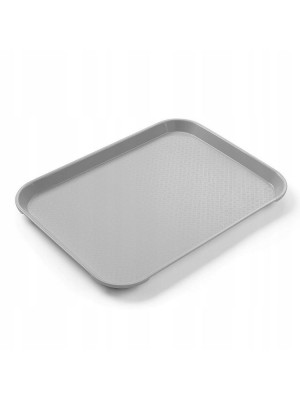 Taca z polipropylenu Fast Food mała HENDI jasnoszary 265x345x(H)20mm