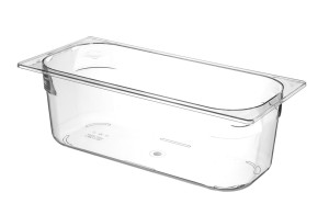 Kuweta do lodów z poliwęglanu HENDI 5L transparentny 360x165x(H)120mm