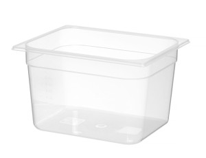 Pojemnik GN 1/2 z polipropylenu HENDI Profi Line GN 1/2 12,5L transparentny 325x265x(H)200mm
