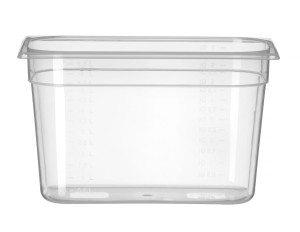 Pojemnik GN 1/3 z polipropylenu HENDI Profi Line GN 1/3 7,8L transparentny 325x176x(H)200mm