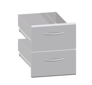 Szuflady 700, szer. 400, zestaw 2 szt. Bartscher