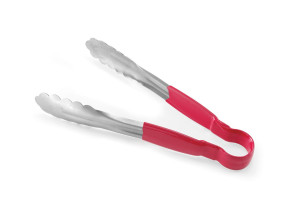 Szczypce do serwowania HACCP 250 mm HENDI czerwony (L)250mm