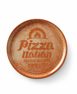 Talerz do pizzy Recipe Collection Brick Red HENDI czerwony 310mm