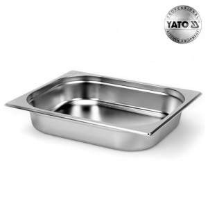 Pojemnik Gastronomiczny ze Stali Nierdzewnej GN 1/2 65MM 4,5L YATO