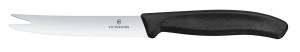 Nóż do sera i kiełbasy Victorinox czarny (L)219mm