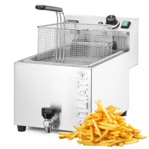 Frytownica XL z kranem spustowym HENDI GOLIATH, HENDI, 10L, 400V/10200W, 300x585x(H)392mm