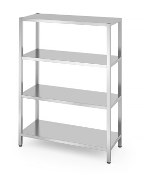 Regał magazynowy z 4 półkami pełnymi - skręcany HENDI Kitchen Line 1200x500x(H)1800mm
