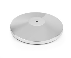 Podstawa do słupka odgradzającego w kolorze srebrnym chromowany HENDI ø360x(H)65mm