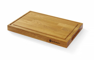 Deska dębowa do serwowania HENDI 420x280x(H)40mm