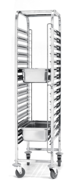 Wózek do transportu pojemników 15× GN 1/1 HENDI 440x610x(H)1710mm