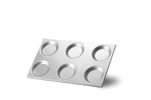 Taca aluminiowa GN 1/1 z formami HENDI 530x325x(H)mm