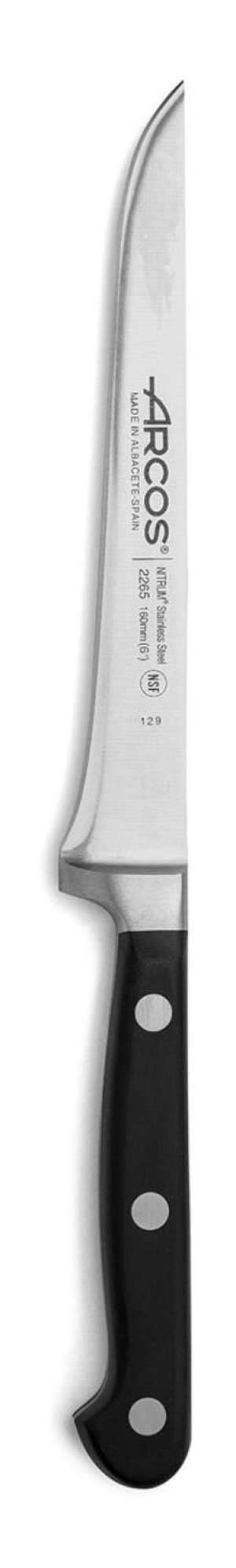 Nóż do trybowania seria ÓPERA Arcos czarny (L)267mm