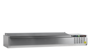 Witryna chłodnicza GN1/4 GVC33-180 S/S | TEFCOLD