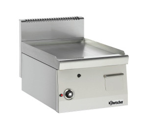 Płyta grillowa gazowa 600, B400 gładka Bartscher