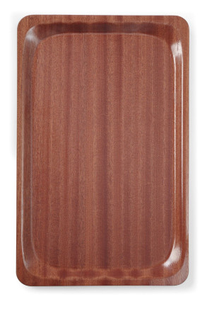 Taca do serwowania laminowana antypoślizgowa prostokątna HENDI GN 1/1 mahoniowy 325x530mm