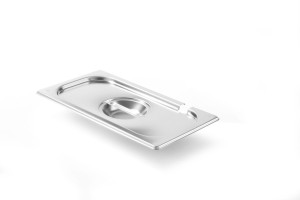 Pokrywka do pojemników GN z wycięciem na chochlę HENDI Kitchen Line GN 1/3 325x176mm
