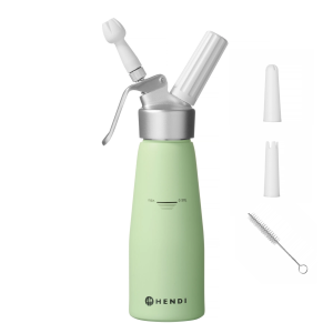 Syfon do bitej śmietany HENDI 0,5L zielony 80x(H)260mm