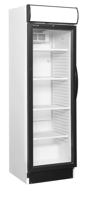 Chłodziarka na butelki, zawiasy z lewej strony CEV425CP 2 LED L/H | TEFCOLD