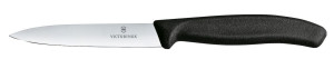 Nóż do jarzyn gładki Victorinox czarny (L)212mm