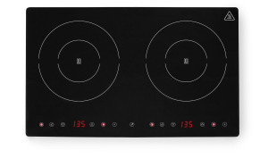 Kuchenka indukcyjna podwójna HENDI Kitchen Line 230V/3500W 608x405x(H)54mm