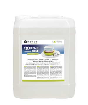 Extreme Shine Profesjonalny preparat do płukania o właściwościach nabłyszczających do naczyń i urządzeń gastronomicznych HENDI 10 l