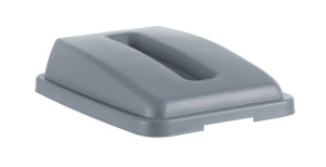 Pokrywa z otworem do kontenera prostokątnego 60 l HENDI otwór prostokątny jasnoszary 660x470x(H)30mm