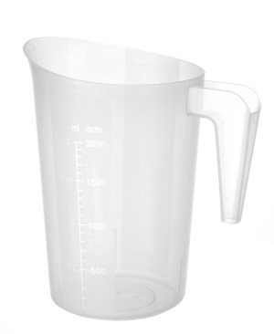 Miarka z polipropylenu piętrowalna HENDI 2L 160x(H)205mm