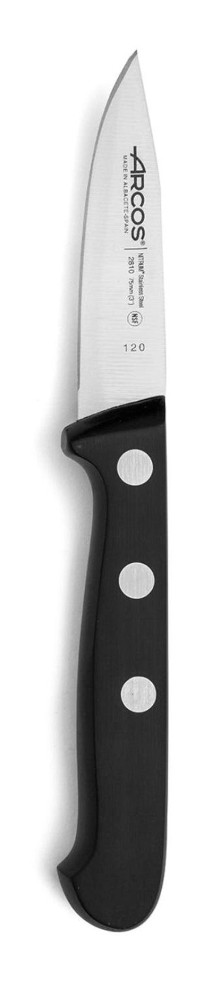 Nóż do obierania seria UNIVERSAL Arcos czarny (L)178mm
