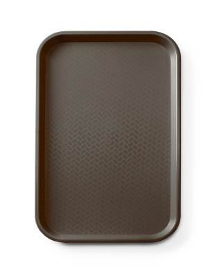Taca fast food z polipropylenu GN 1/1 AmerBox GN 1/1 brązowy 530x325x(H)20mm Prostokątny