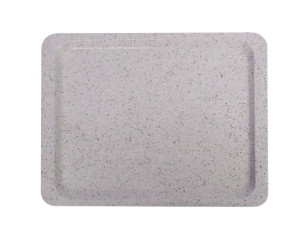 Taca poliestrowa do restauracji samoobsługowych AmerBox GN 1/2 grafitowy 325x265mm Prostokątny
