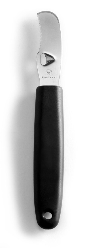 Nóż do obierania cytrusów HENDI czarny (L)175mm