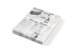 Papier pergaminowy HENDI wydruk gazety 500 szt. 200x250mm