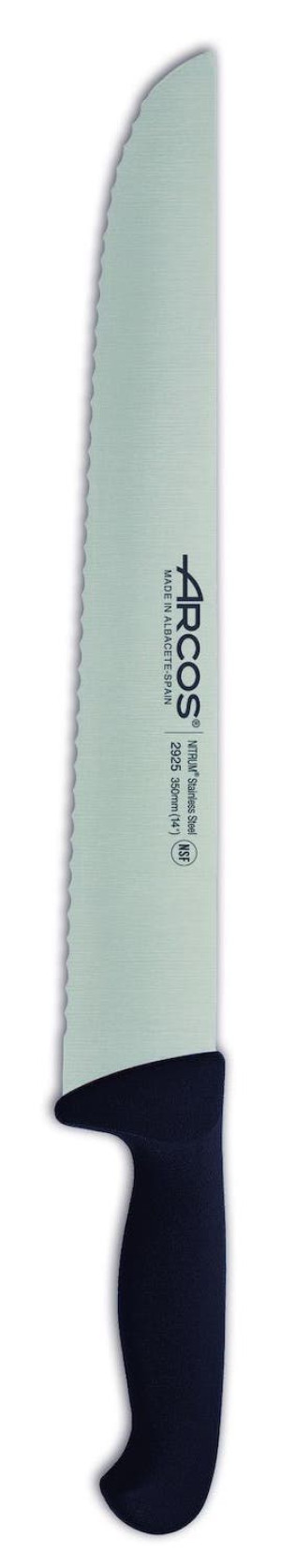 Nóż rzeźniczy ząbkowany seria 2900 Arcos czarny (L)492mm