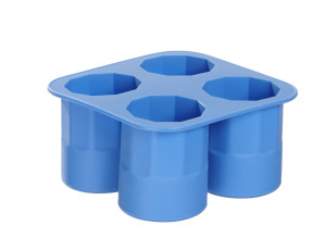 Forma do kostek lodu w kształcie kieliszka BarUp niebieski 122x122x(H)60mm