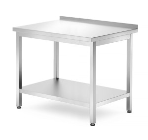 Stół przyścienny z półką - skręcany głębokość 700 mm HENDI Kitchen Line 1000x700x850 mm 1000x700x(H)850mm