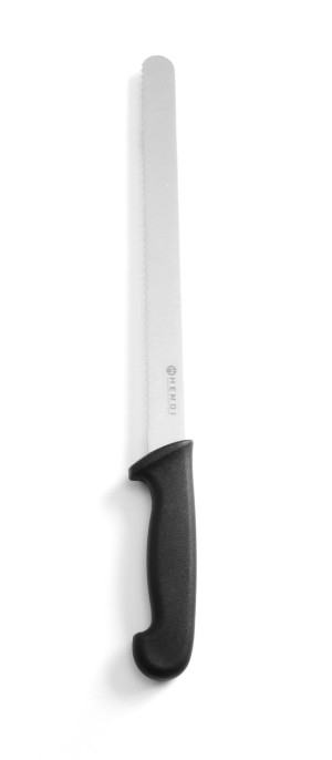 Nóż do chleba HENDI czarny (L)430mm