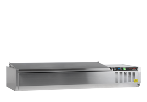 Witryna chłodnicza GN1/4 GVC33-150 S/S | TEFCOLD