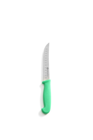 Nóż uniwersalny ze szlifem kulowym HENDI długi zielony (L)230mm