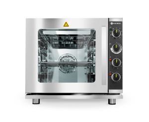 Piec konwekcyjno-parowy multifunkcyjny 4xGN 2/3 - elektryczny HENDI jasnoszary 230V/3000W 625x585x(H)590mm