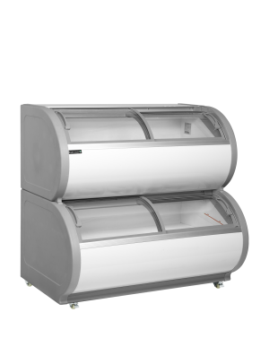 Dwupoziomowa zamrażarka ekspozycyjna TD500 | TEFCOLD