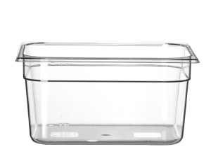 Pojemnik GN 1/2 z poliwęglanu HENDI Profi Line GN 1/2 9,5L transparentny 325x265x(H)150mm